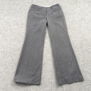 Express Editor Dress Pants Womens 4 (30x29) Gray Twill Bootcut Stretch Work